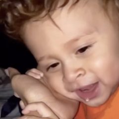 Chris Brown's Son Aeko Drools All Over Ammika's Hand In Bedroom Clip