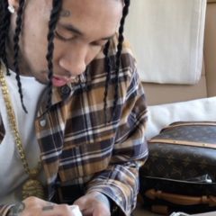 Tyga The OnlyFans Star's Love For Louis Vuitton Accessories Caught In 8 Shots