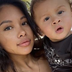 Chris Brown's Baby Mother + Son Aeko's Bond Captured In 6 Shots