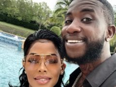 Keyshia Ka'oir and Gucci Mane Selfie Pool Pic