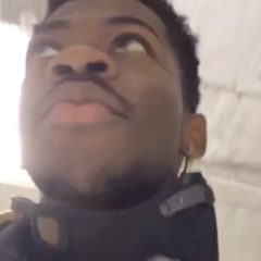 Lil Nas X Falls Hard Ice Skating For The First Time Ever
