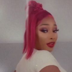 Megan Thee Stallion Twerks To THICK + Shows Off New Red Hairstyle