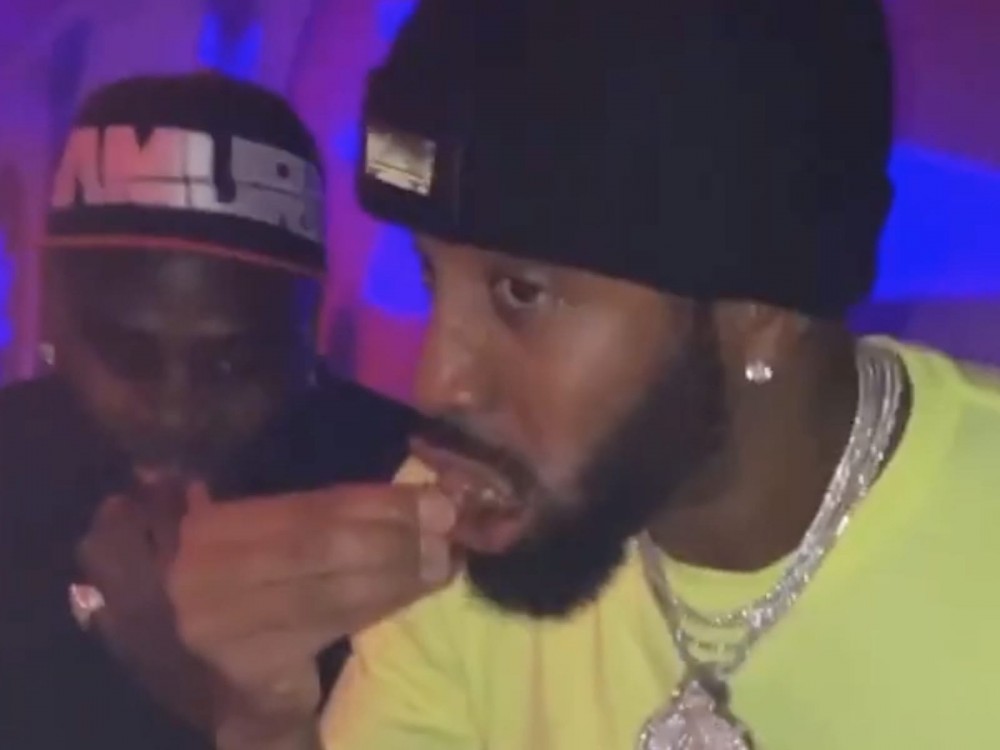 Erica Mena Catches Safaree Eating Up A Storm In The Club