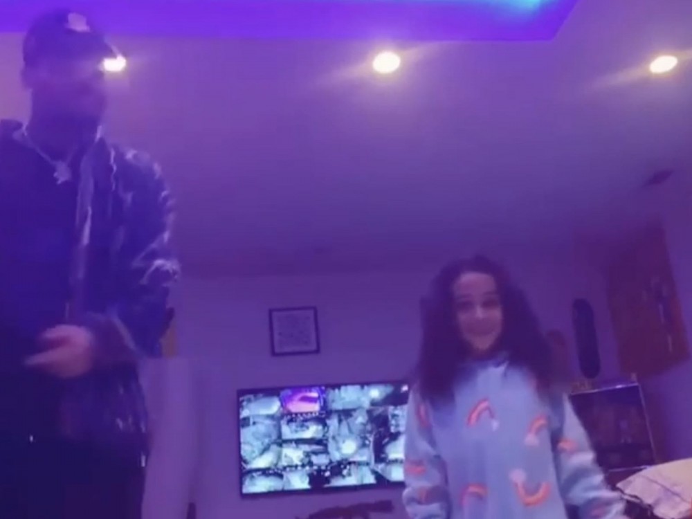 Chris Brown + Daughter Royalty Show Off TikTok Moves Turning Up To Lil Dicky
