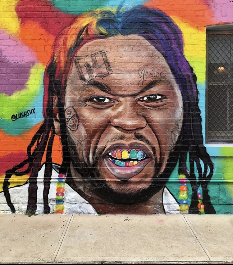 50 Cent Reacts To Outrageous Art