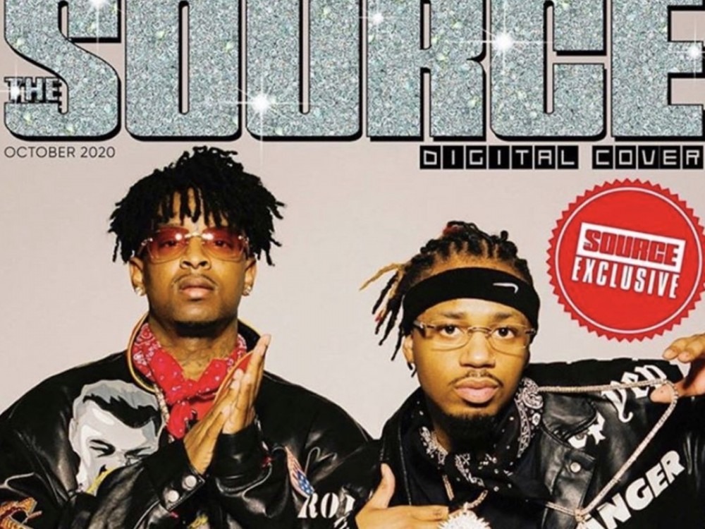 21 Savage and Metro Boomin Grace New The Source Cover
