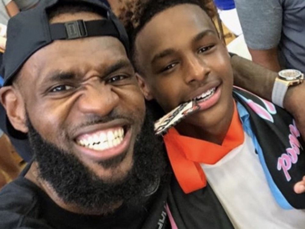 LeBron James Defines Daddy Duties W/ Bronny 16th B-Day Shout-Out