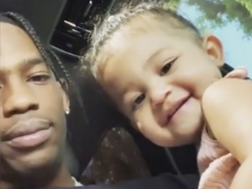 Travis Scott’s Daughter Stormi Webster Is 100 Percent His Twin In Kylie Jenner Pic