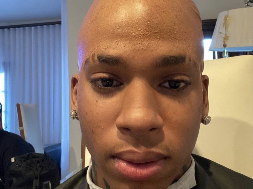 NLE Choppa Is Now Completely Bald With No Hair