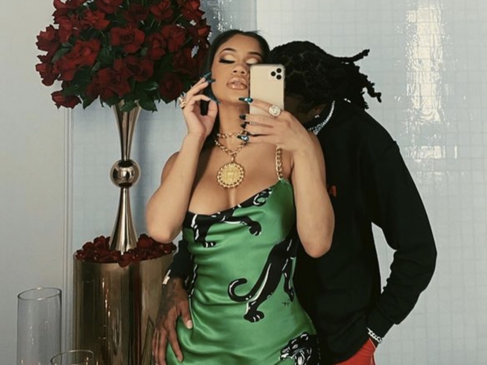 Quavo + Saweetie Nuts Over Each Other In Valentine’s Day Pics: “Fight Night”