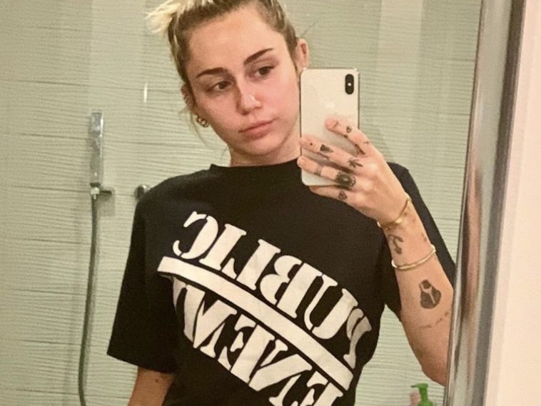 Miley Cyrus Wears Lil Nas X's Human Blood Sneakers