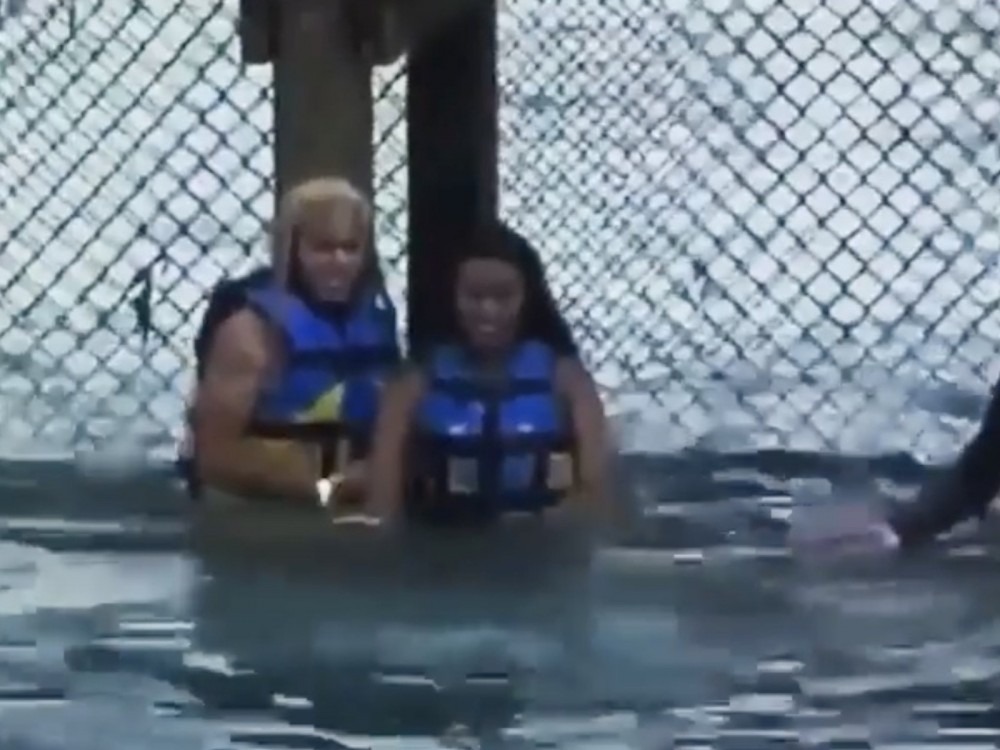 Tekashi 6ix9ine Looks Scared AF In Dolphins Video W/ Jade