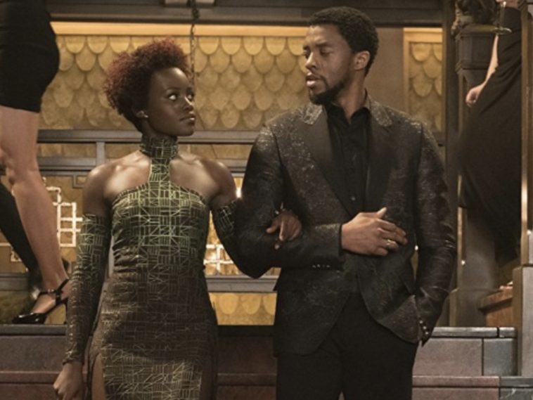 Black Panther Lupita Nyong'o Chadwick Boseman Scene