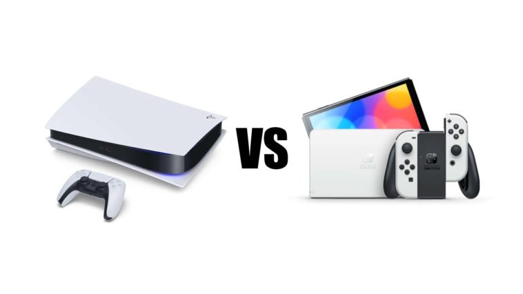 PS5 vs NES Switch