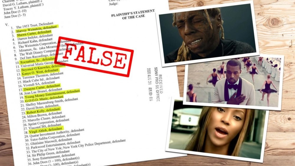 Jeffrey Epstein Lawsuit Implicating Beyonce, Jay-Z, Lil Wayne, And More Gets Debunked
