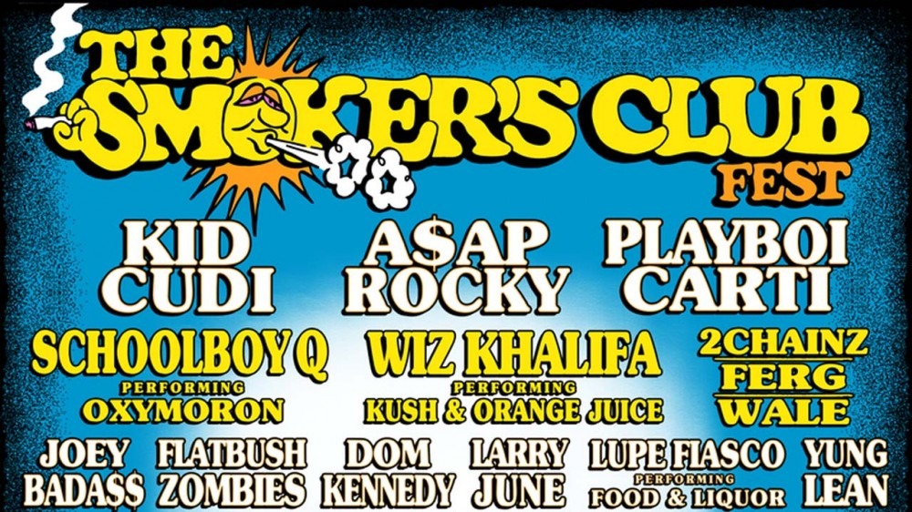 Kid Cudi, A$AP Rocky, And Playboi Carti Are Set To Headline Smoker’s Club Fest 2022