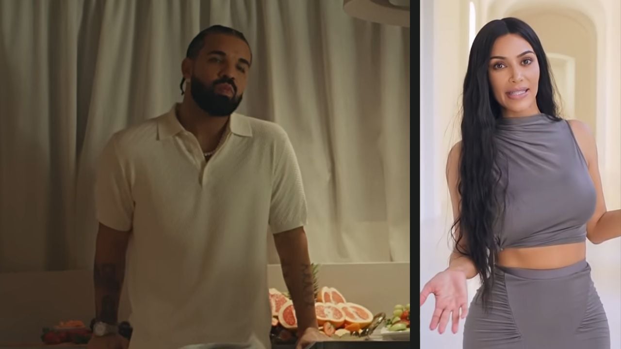 Drake Continues To Taunt Kanye With New Single Cover Featuring Kim K Look-Alike