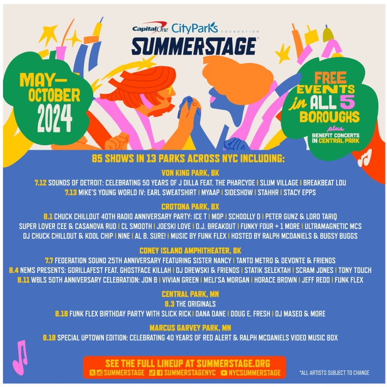 SummerStage announces 2024 lineup