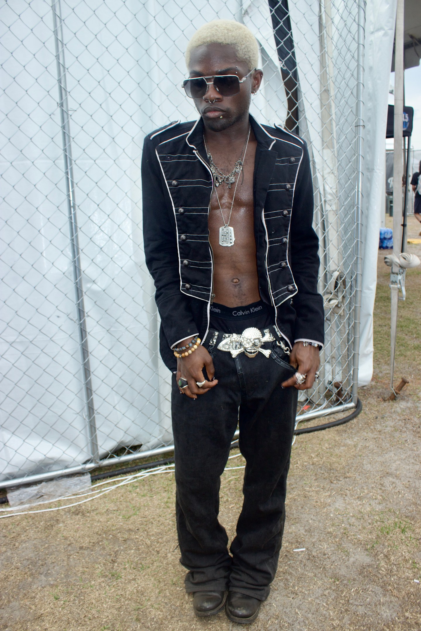 Lucy Bedroque backstage at Rolling Loud 2026.